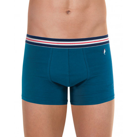 BOXER EMINENCE "Made in France"  Bleu lagon