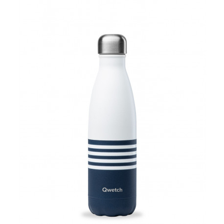 Bouteille isotherme marinière bleu 500ml Bouteille isotherme marinière bleu 500ml