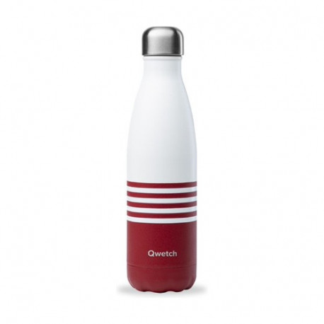 Bouteille isotherme marinière verte 500ml Bouteille isotherme marinière verte 500ml