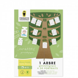 Kit créatif Arbre généalogique - Pirouette Cacahouète