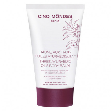 Baume aux trois Huiles Ayurvédiques 150 ml CINQ MONDES Baume aux trois Huiles Ayurvédiques 150 ml CINQ MONDES