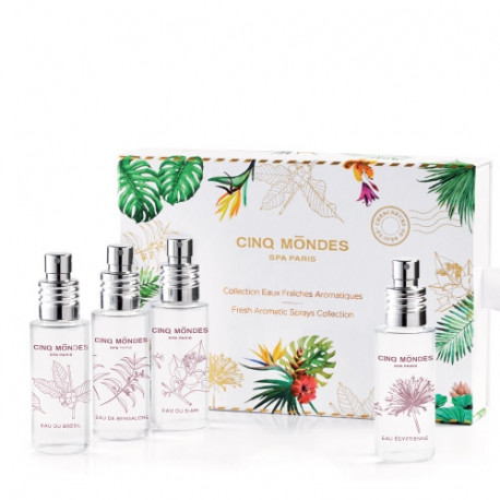 Coffret Collection " Eaux FraÎches Aromatiques CINQ MONDES Coffret Collection " Eaux FraÎches Aromatiques CINQ MONDES