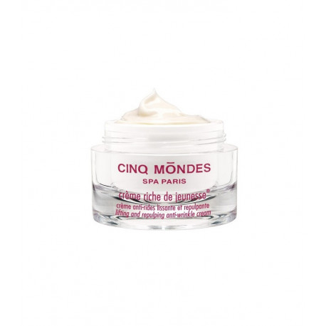 Crème Riche de Jeunesse 50 ml CINQ MONDES Crème Riche de Jeunesse 50 ml CINQ MONDES