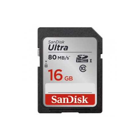 SANDISK SD Ultra 16GB 80MB/S CL10