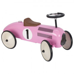 Porteur - Voiture vintage rose