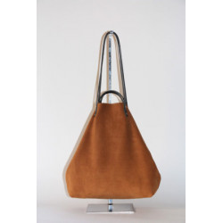 SAC MEDIUM CAMEL - FABRIQUÉ MAIN À PARIS