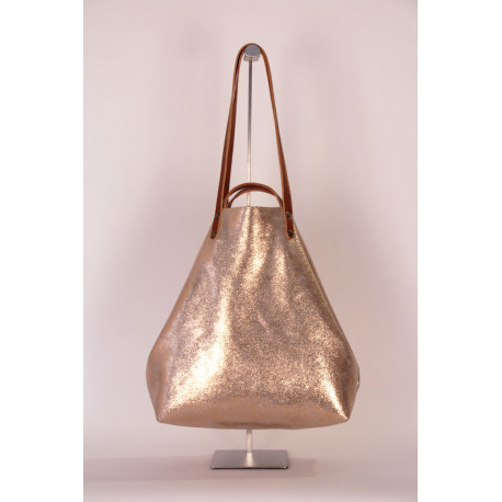 SAC MEDIUM BRONZE - FABRIQUÉ MAIN À PARIS