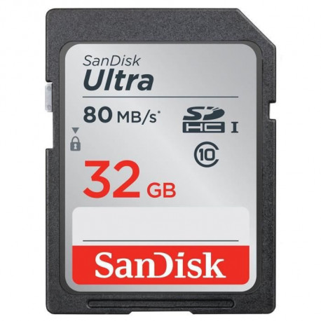 SANDISK SD ULTRA 32GB 80 MO/S CL10