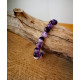 Bracelet Améthyste Chevron