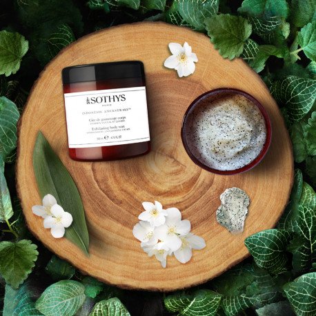 Cire de gommage corps - santal et jasmin