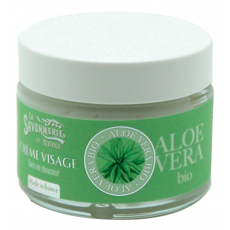 Crème visage au lait d'aloe vera BIO Crème visage au lait d'aloe vera BIO