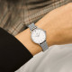 Montre Cluse Boho Chic Petite Mesh White & Silver