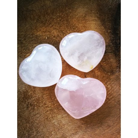Coeur Quartz rose