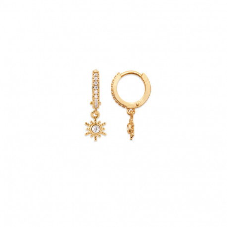 Boucles d'Oreilles Plaqué Or Soleil Boucles d'Oreilles Plaqué Or Soleil