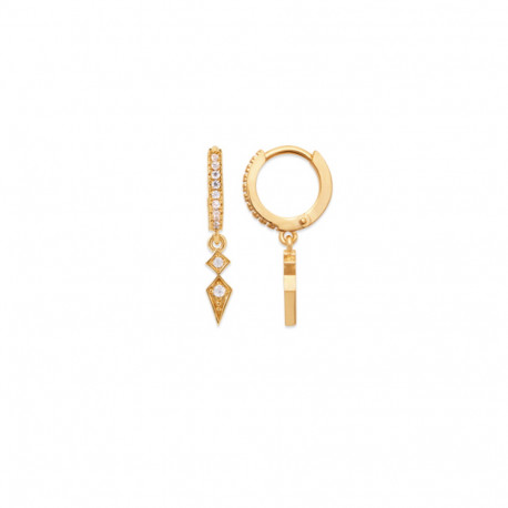 Boucles d'Oreilles Plaqué Or Soleil Boucles d'Oreilles Plaqué Or Soleil