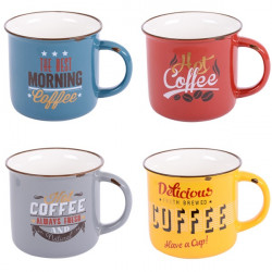 Lot de 4 mugs