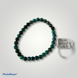 Bracelet azurite malachite