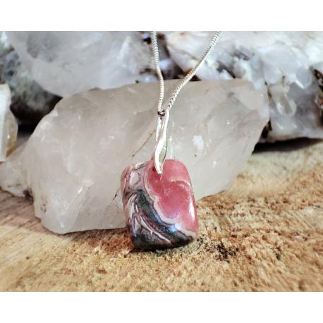 Pendentif Rhodochrosite