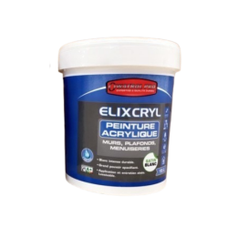 Peinture acrylique blanche murs & plafonds en 15l finition Satin