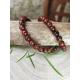 Bracelet obsidienne acajou