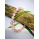 Bracelet Béryl rose ou Morganite