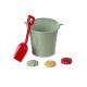 MAILEG - SET DE PLAGE, SEAU, PELLE ET COQUILLAGE