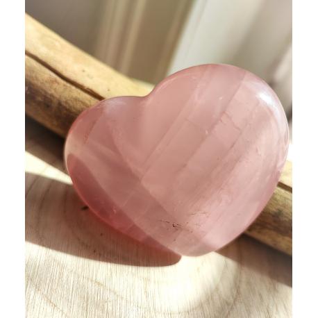 Coeur Quartz rose