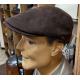 casquette de cuir marron CITY SPORT