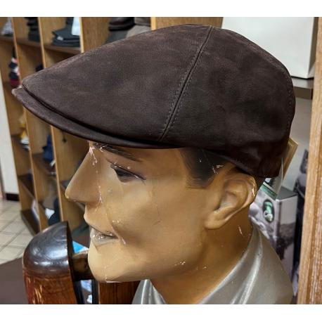 casquette de cuir marron CITY SPORT casquette de cuir marron CITY SPORT