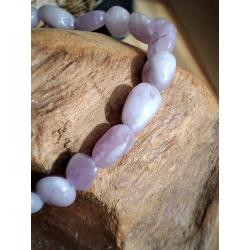 Bracelet Kunzite rose