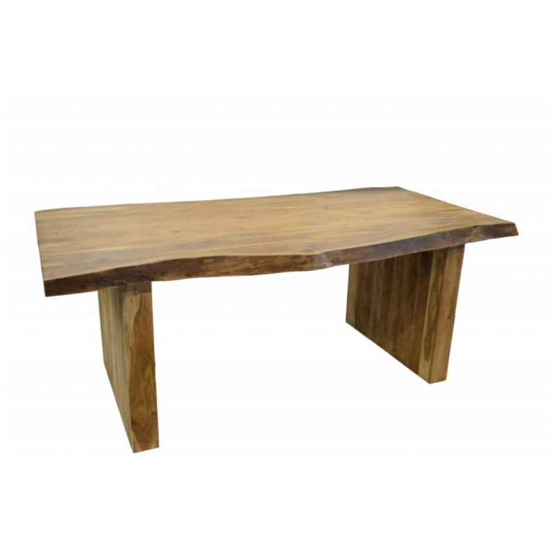 Table en bois d'acacia - AlphaB St Omer et Longuenesse.