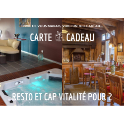 Resto & Spa - Cap Vitalité & La Baguernette à Clairmarais - Chèque-cadeau DUO