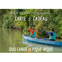 Chèque cadeau DUO Canoë Pique-nique