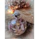 Boules de Noel en fleurs séchées