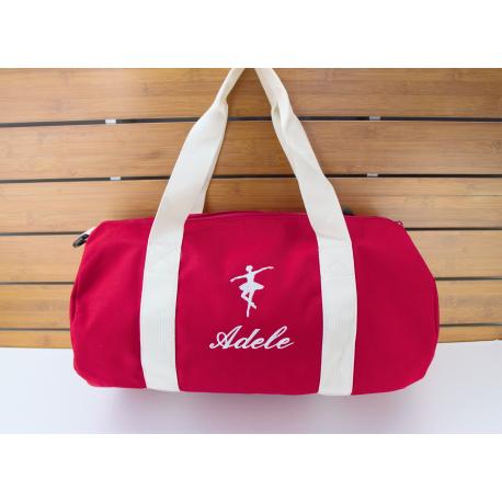 Petit sac personnalisé avec danseuse rouge