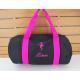Petit sac personnalisé avec danseuse noir et fuchsia