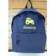 Sac à dos tracteur marine et jaune
