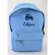 Sac à dos tracteur bleu ciel et marine