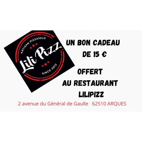 chèque cadeau lilipizz chèque cadeau lilipizz