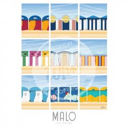 Affiche MALO - Les cabines
