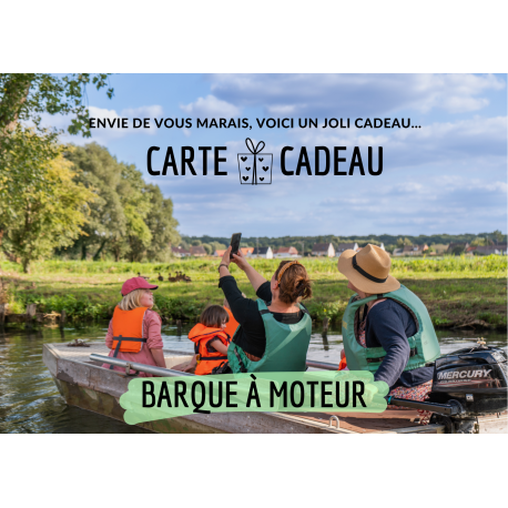 Chèque cadeau - Barque à moteur 