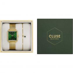 Montre Cluse Fluette Gold & Lézard Corail