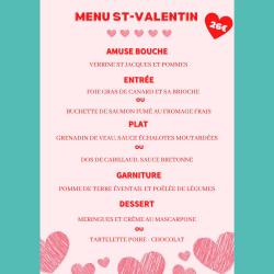 Menu Saint-Valentin