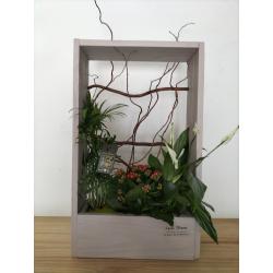 jardinière fabrication artisanale en bois