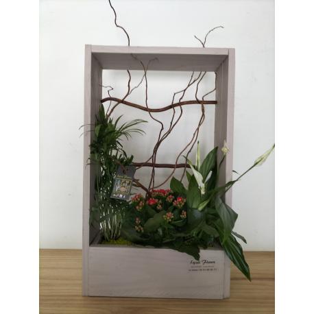 jardinière fabrication artisanale en bois