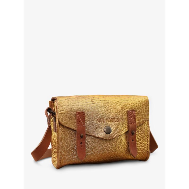 Le Mini Indispensable Empreinte - sac bandoulière cuir femme