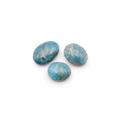 Galet XL Apatite bleue