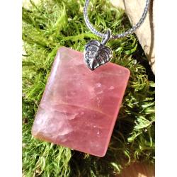 Pendentif Quartz Rose