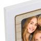 Cadre mamy  blanc et bois pour photo 10x15 cm Horizontale