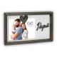 Cadre mamy  blanc et bois pour photo 10x15 cm Horizontale
